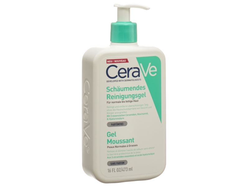 CERAVE Gel moussant disp 473 ml