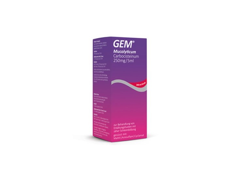 GEM Mucolytique sirop fl 200 ml