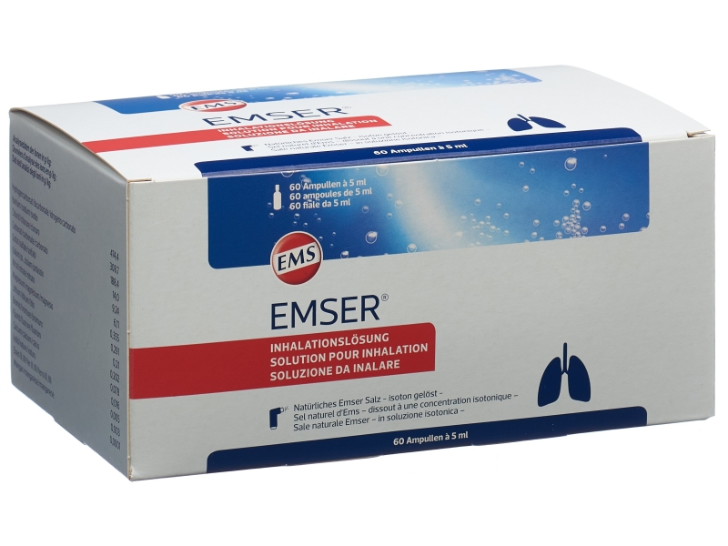 EMSER Solution pour inhalation 60 amp 5 ml