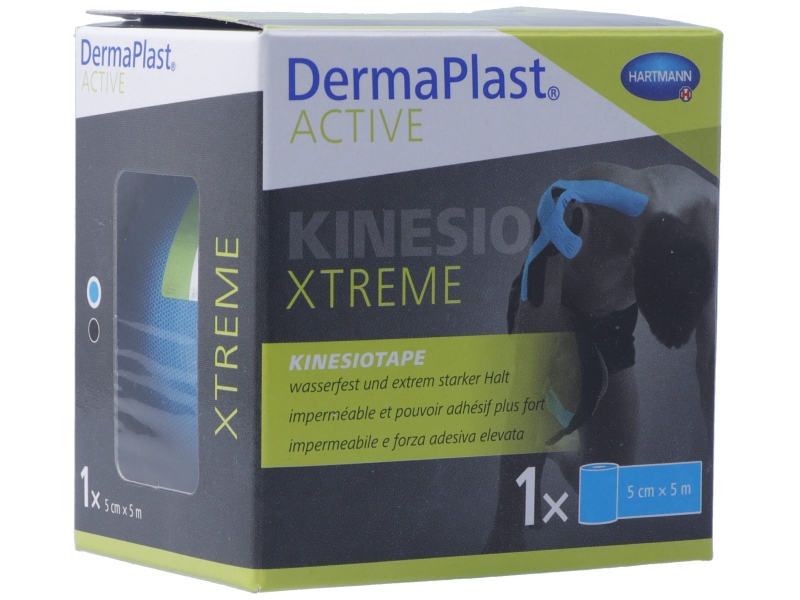 DERMAPLAST Active Kinesiotape Xtreme 5cmx5m blau