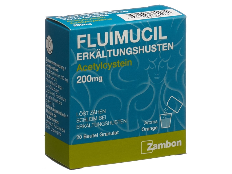 FLUIMUCIL Erkältungshusten Gran 200 mg 20 Stk