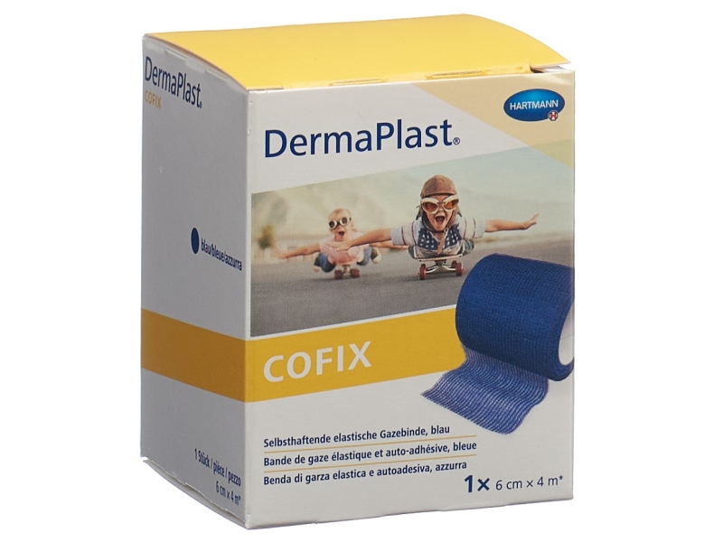 DERMAPLAST CoFix 6cmx4m blau