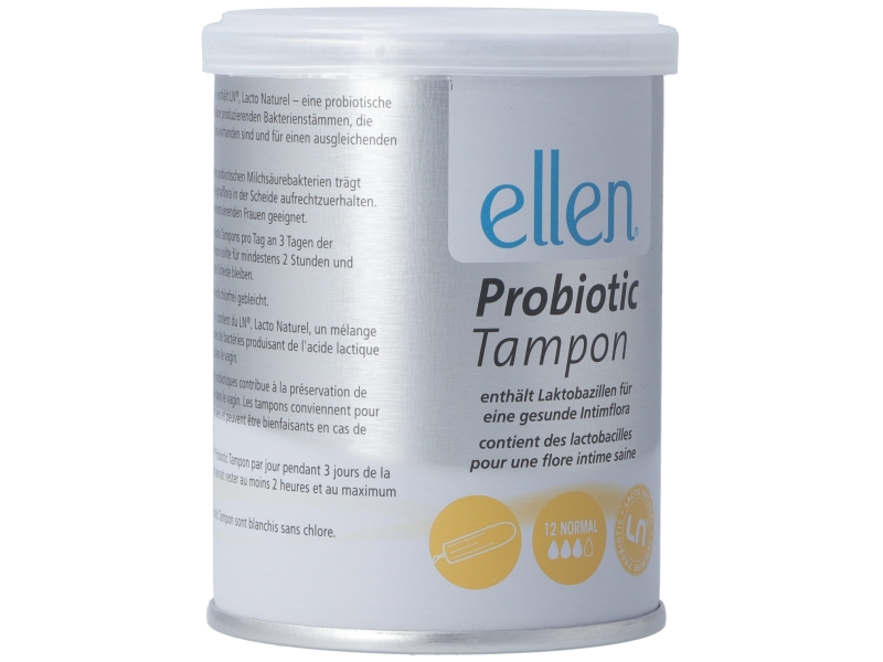 ELLEN normal Probiotic Tampon (nouveau) bte 12 pce