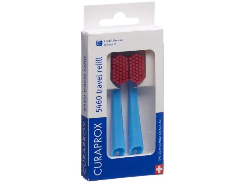 CURAPROX CS 5460 duo Travel ref têtes brosse 2 pce