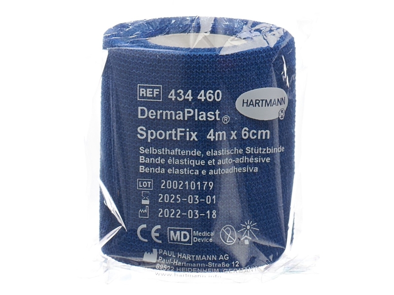 DERMAPLAST SportFix 6cmx4m blau