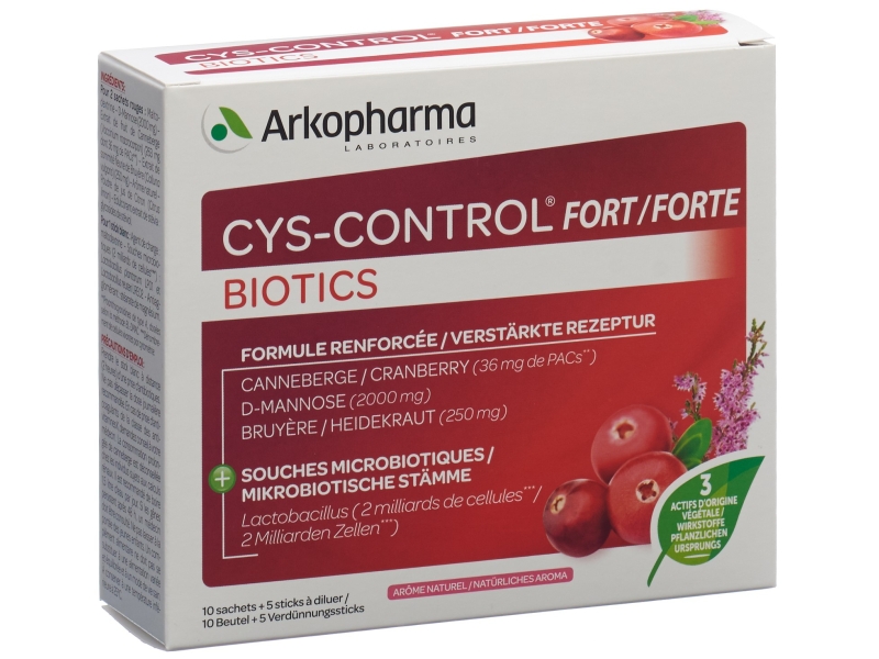 CYS-CONTROL fort Biotics sach 15 pce