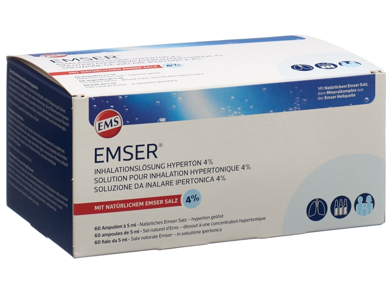 EMSER solution inhalation 4 % hyperton 60 pce