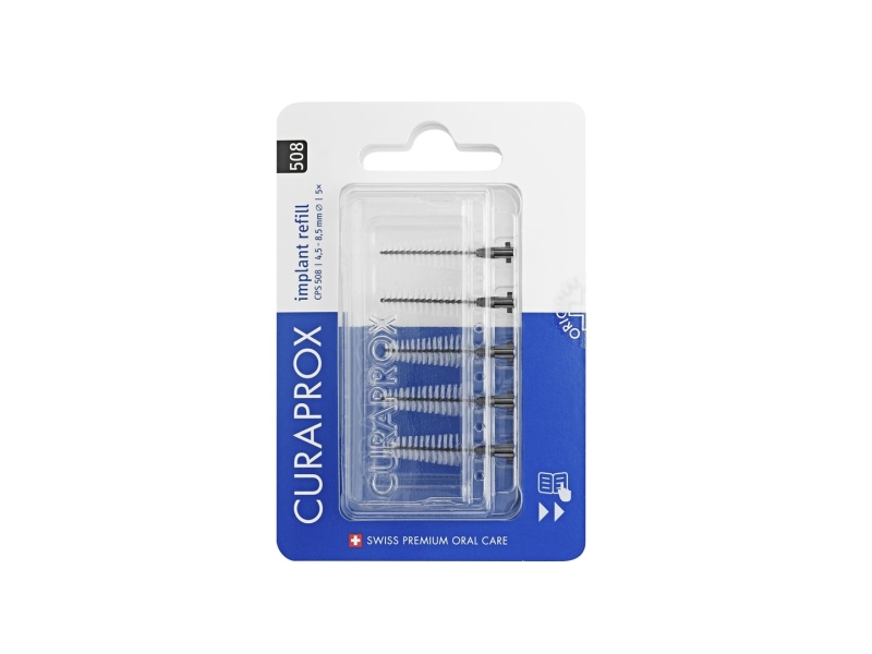 CURAPROX CPS 508 Implant Interdent ref black 5 Stk