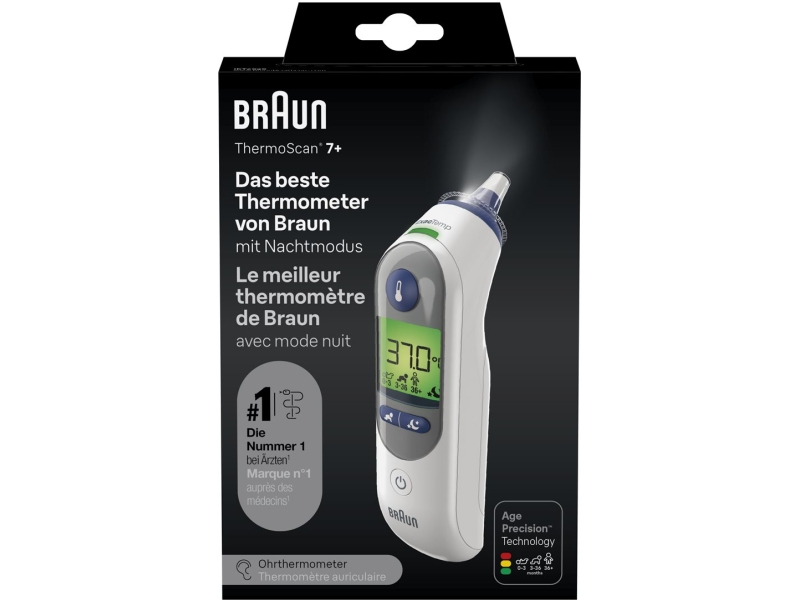 BRAUN ThermoScan 7 + IRT 6525 av AgePrecision nuit