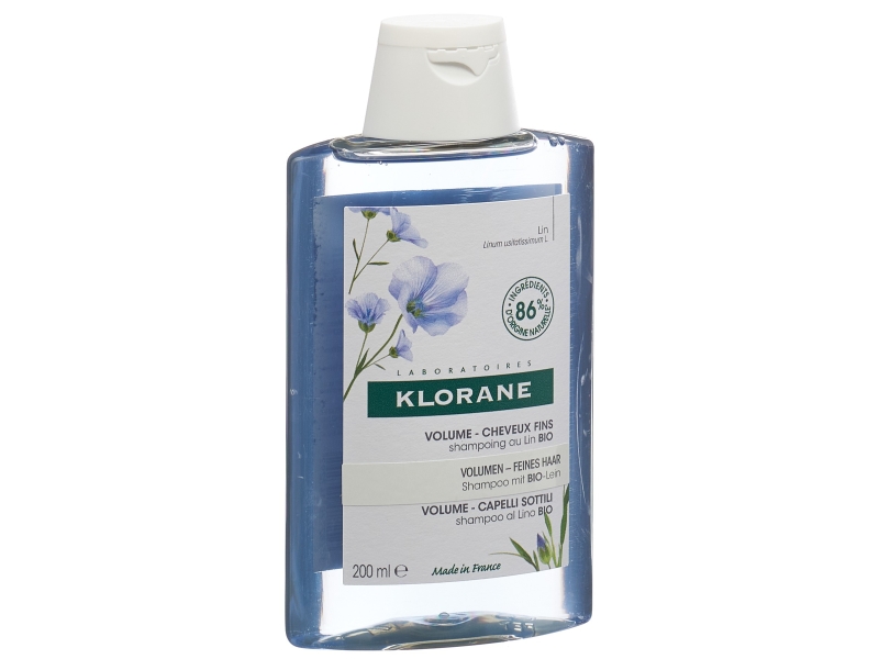 KLORANE Lin bio shampooing tb 200 ml