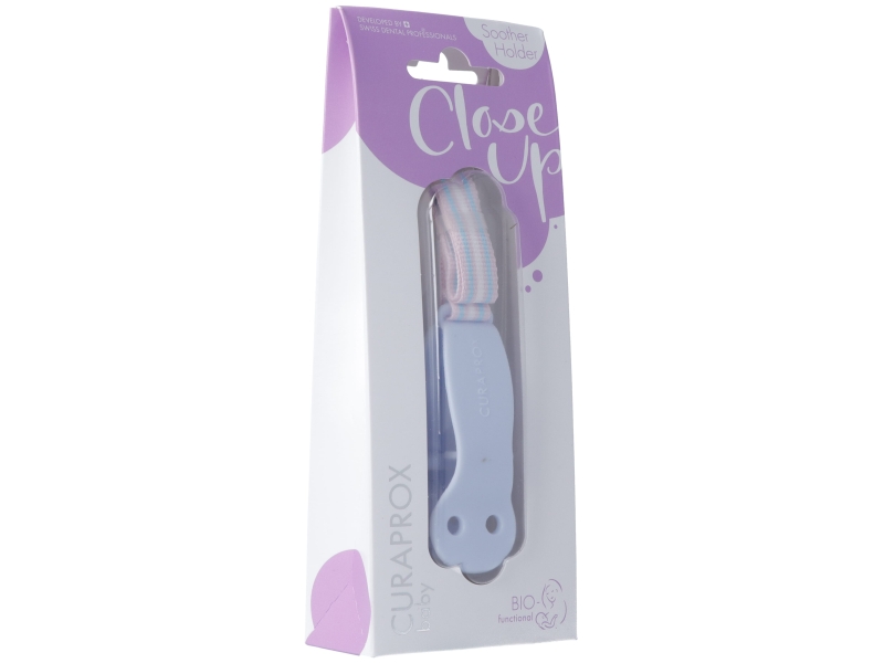 CURAPROX baby attache sucette bleu clair