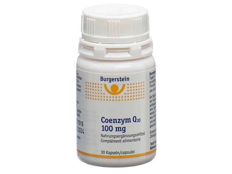 BURGERSTEIN Coenzyme Q10 caps 100 mg bte 30 pce
