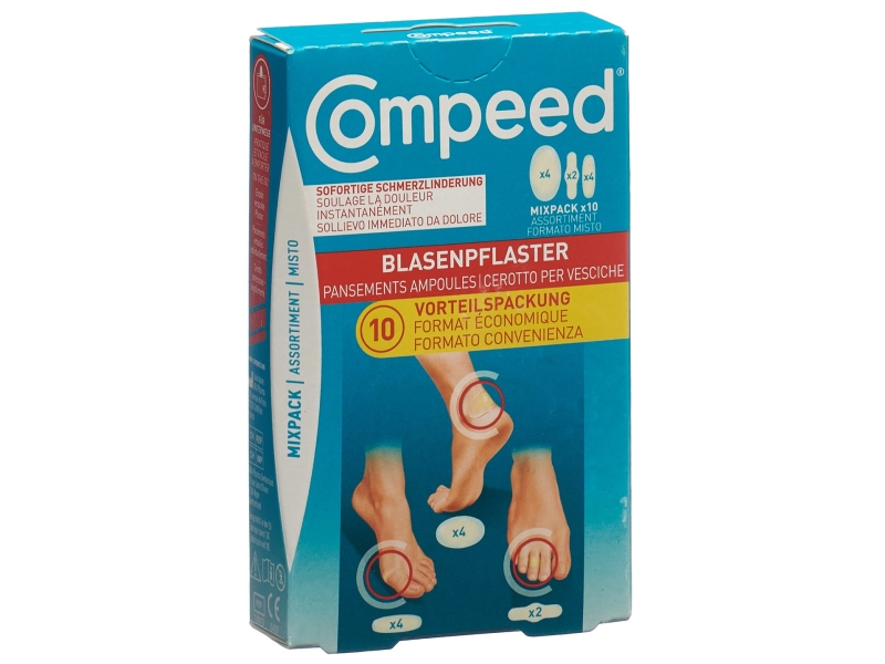 COMPEED pansement ampoules mix 10 pce