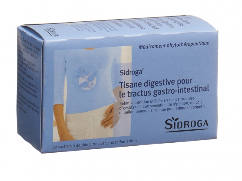 SIDROGA Tisana digestiva per lo stomaco e l'intestino bustine 20 pezzi