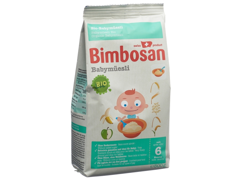 BIMBOSAN Bio Babymüesli sachet 500g