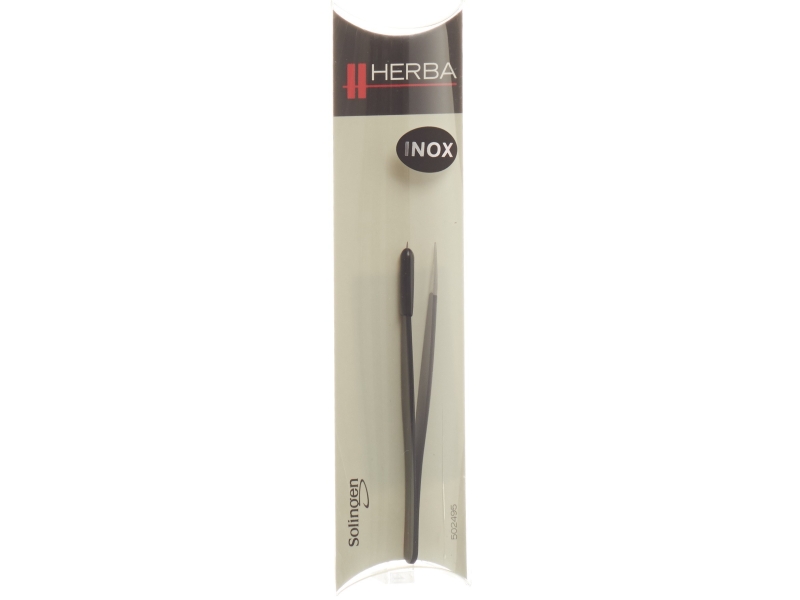 HERBA Pincette Pointue en Inox Noire